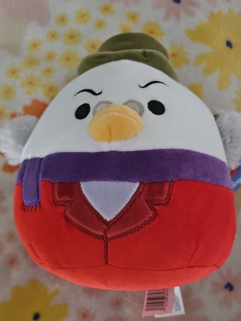 Squishmallows Multicolor Egg Plush in White, Red, Purple, Olive & Yellow